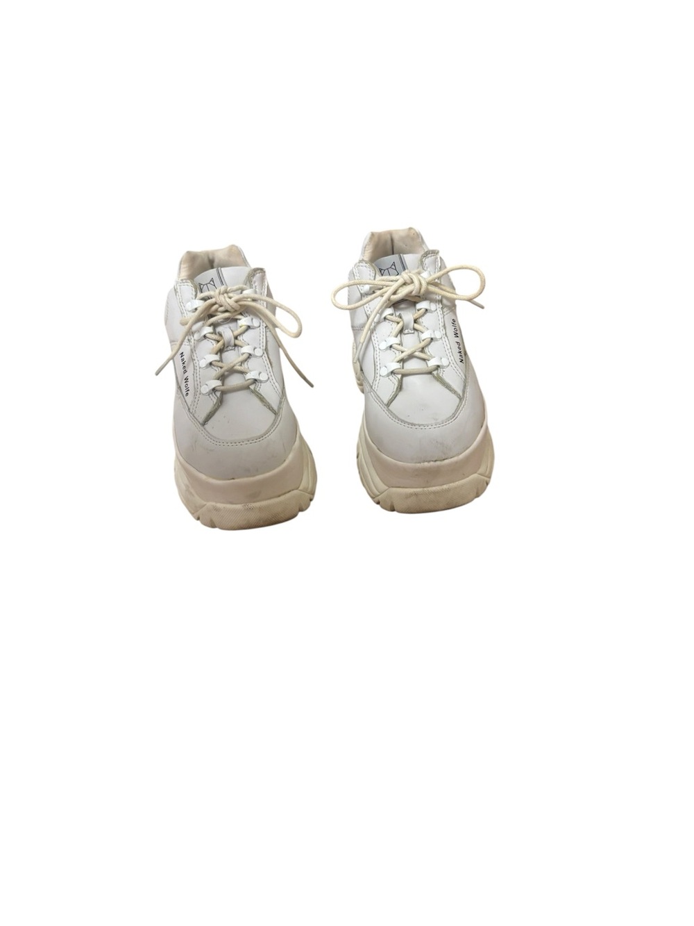 Naked Wolfe White Chunky Platform Sneakers 👟 - Picture 5 of 16